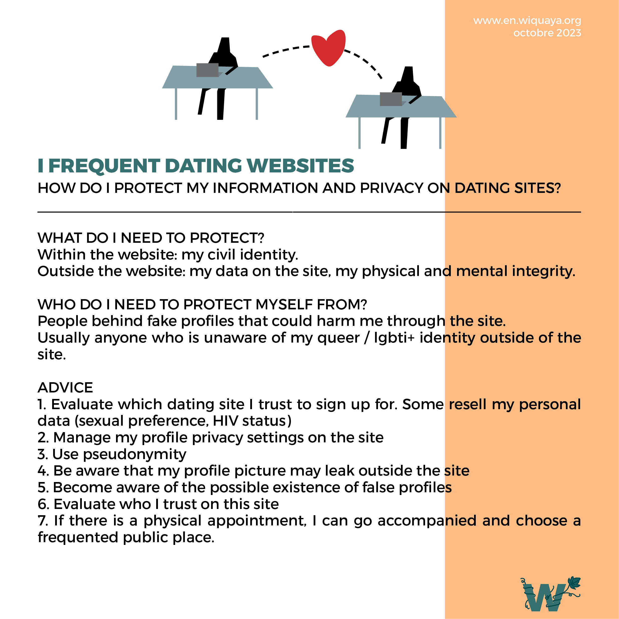 Help sheet I frequent dating websites
